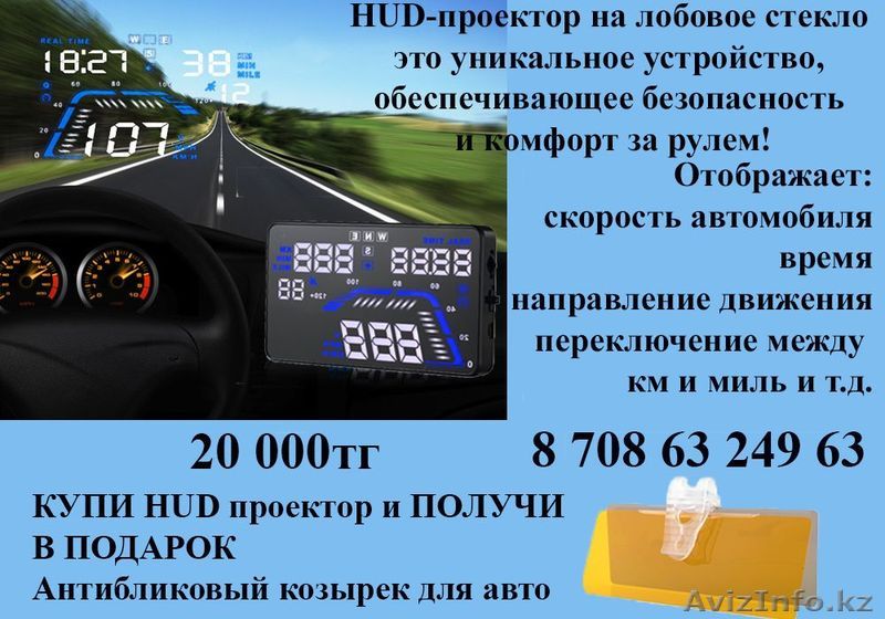 Проектор на лобовое стекло своими руками