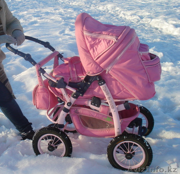 Коляска-трансформер зима/лето розовая - Изображение #1, Объявление #53673