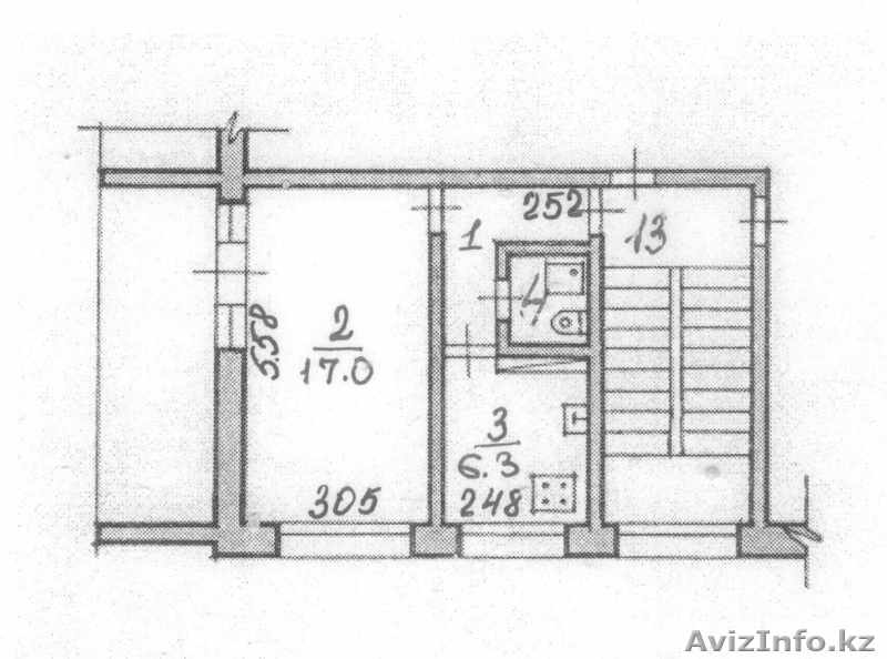 Продается однокомнатная квартира. - Изображение #1, Объявление #1280053