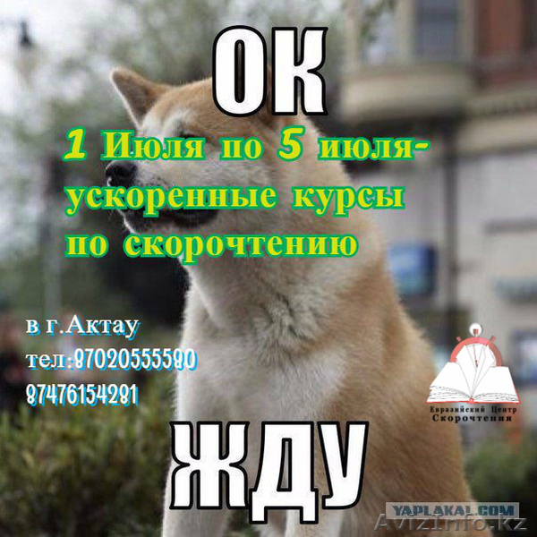 Евразийский центр скорочтения в г.Актау! - Изображение #1, Объявление #1567605