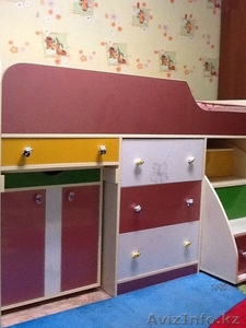 Детская мебель с матрасами для двух  человек.А также есть шкафчики для одежды - Изображение #2, Объявление #1117985