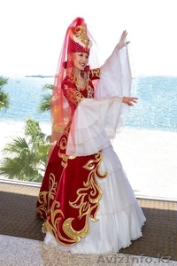 Свадебное платье на кыз узату. Казахский национальный костюм - Изображение #1, Объявление #1274451