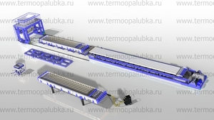 Линия производства пустотных плит перекрытия (от 10 плит/сутки)