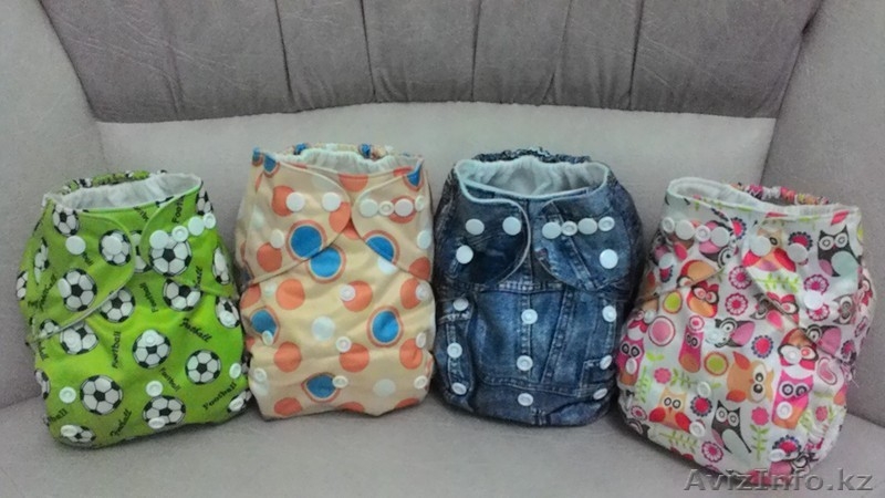 Многоразовые подгузники в Актау, с впитывающими вкладышами. Доставка! - Изображение #2, Объявление #1208847