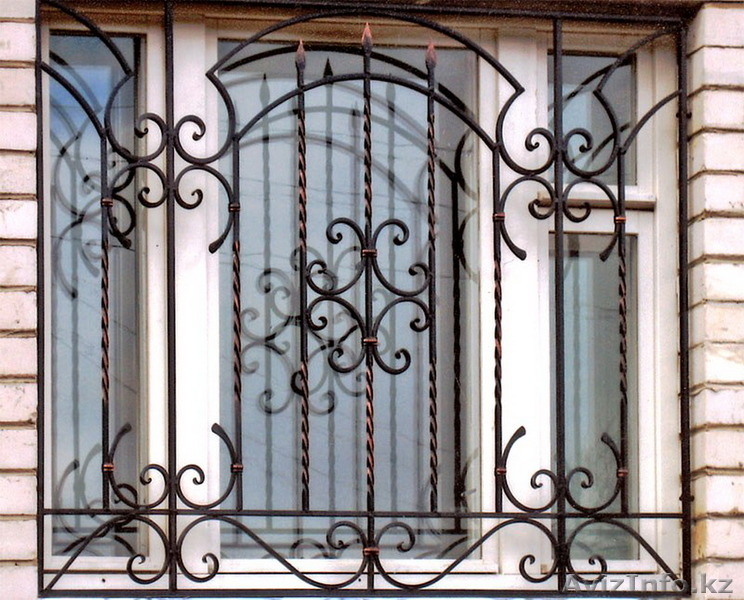 Кованные решетки на окна, ворота, дверь, забор в Актау - Изображение #2, Объявление #1371344