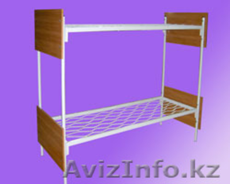 Кровати металлические двухъярусные для казарм, кровати для больниц, трёхъярусные - Изображение #1, Объявление #1433322