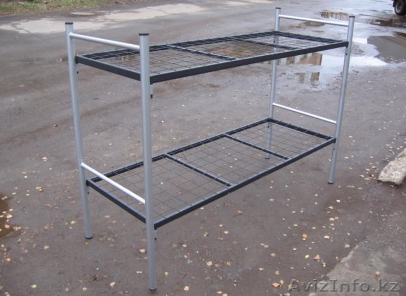 Кровати металлические двухъярусные для казарм, кровати для больниц, трёхъярусные - Изображение #2, Объявление #1433322