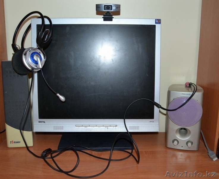 Компьютер+монитор BenQ FP72E + колонки + Web-камера+наушники за 60000  - Изображение #2, Объявление #1157478