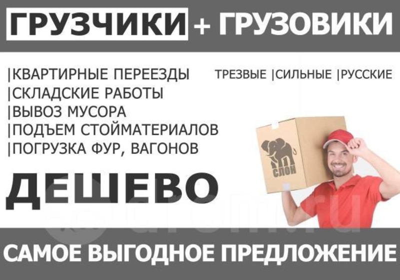 Грузчики,сборка-разборка мебели,грузоперевозки,вывоз мусора. - Изображение #3, Объявление #1671372